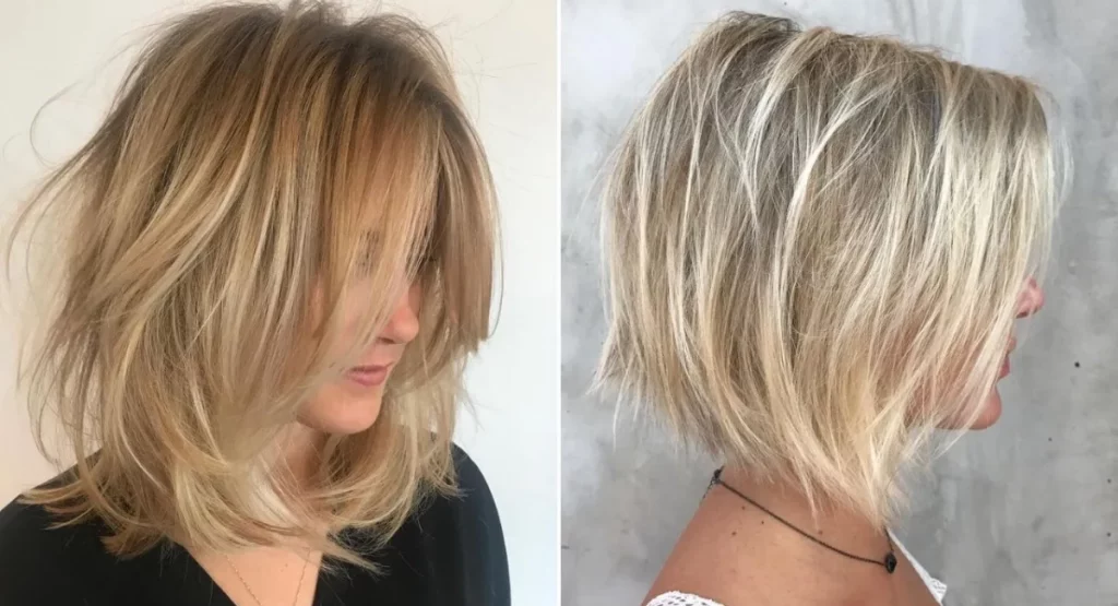 Go for layered haircuts for fine hair