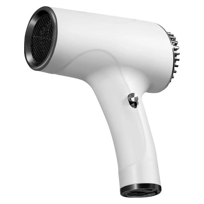 How does a cordless hair dryer work?