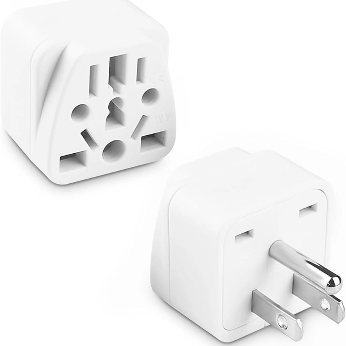 Pack a plug adapter