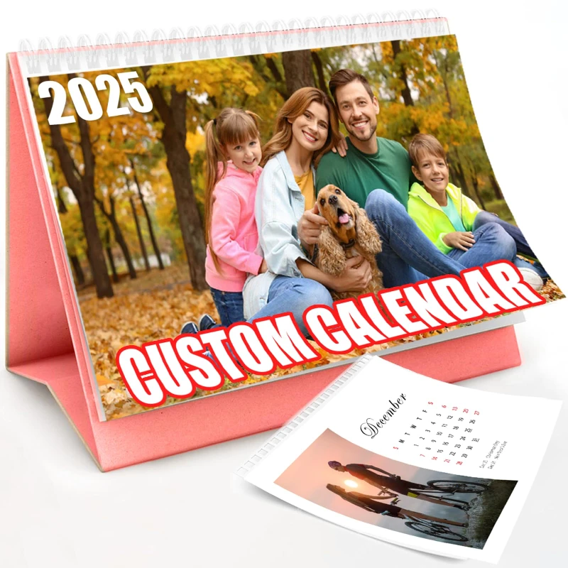 Christmas gift ideas for coworkers: Customized desk calendar