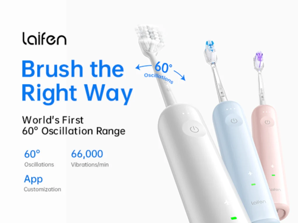 Electric toothbrush + brush head – 25% off