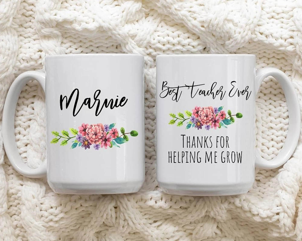 Best Christmas gifts for teachers: Personalized coffee mug