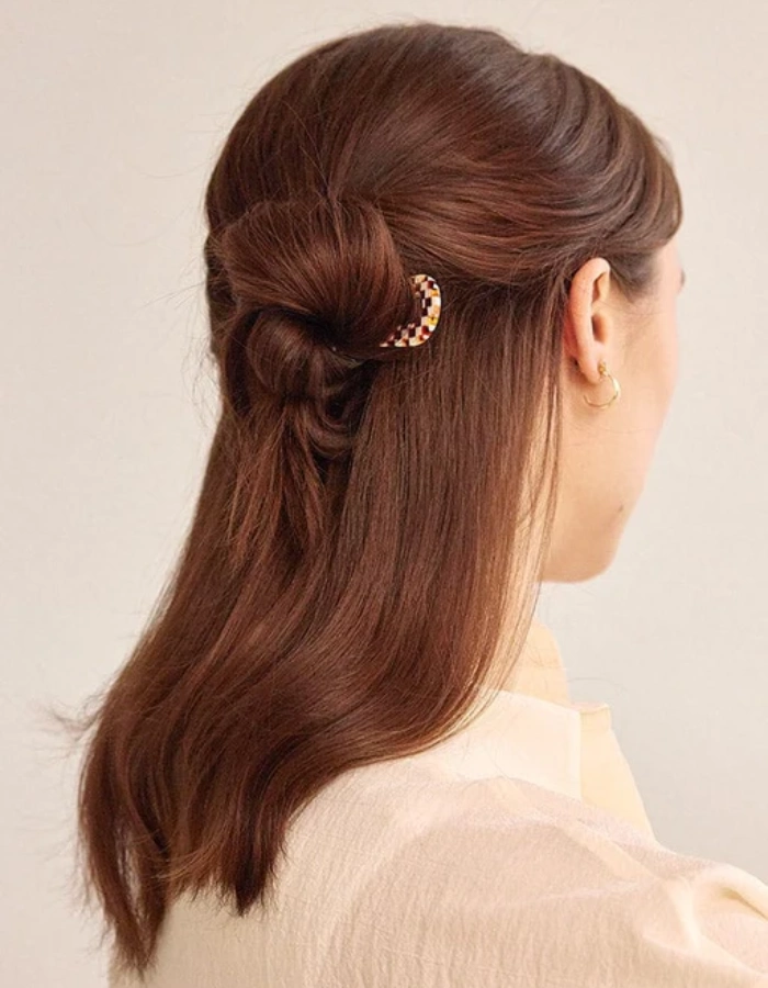 Luxe twisted chignon