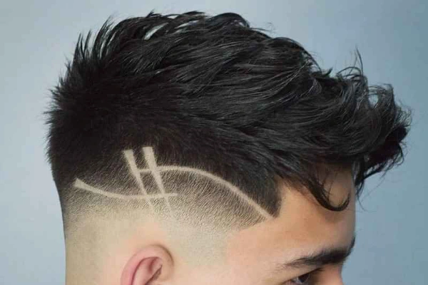 Undercut avec motifs