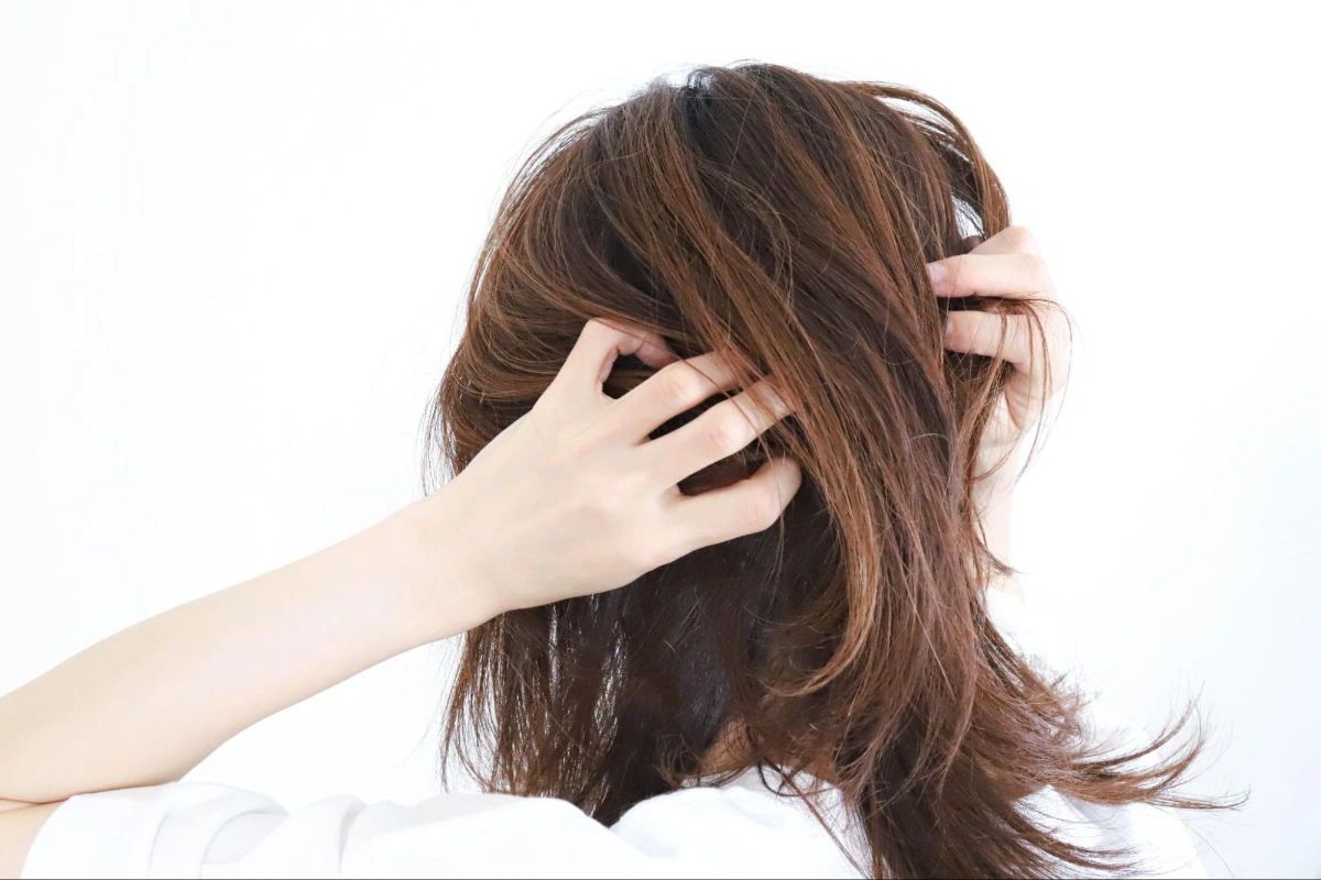 Dry hair is caused by a lack of internal moisture