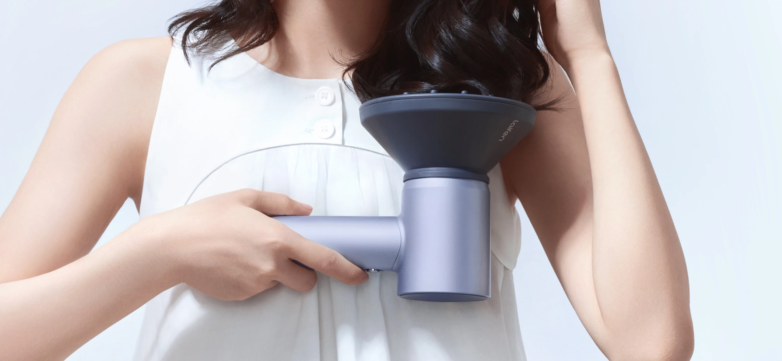 Use an ionic hair dryer with diffuser