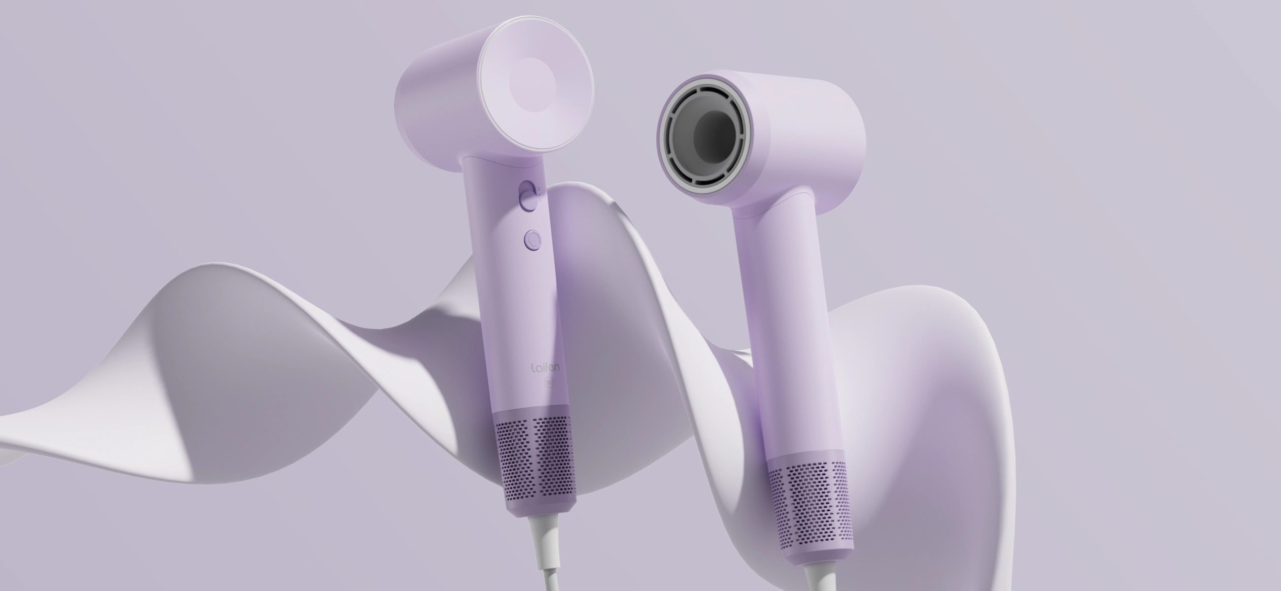 Laifen SE matte purple hair dryer - Elegance and gentleness combined