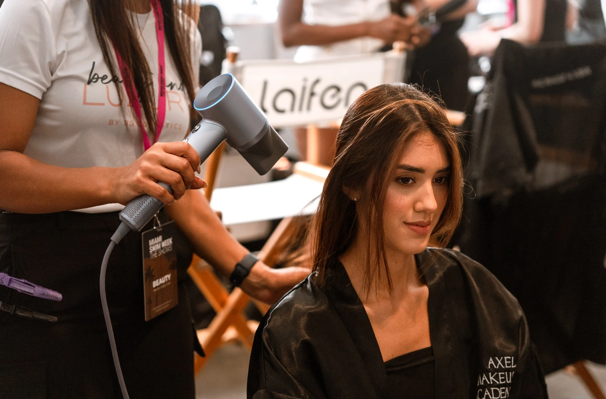 Use a negative ion hair dryer to blow out your hair