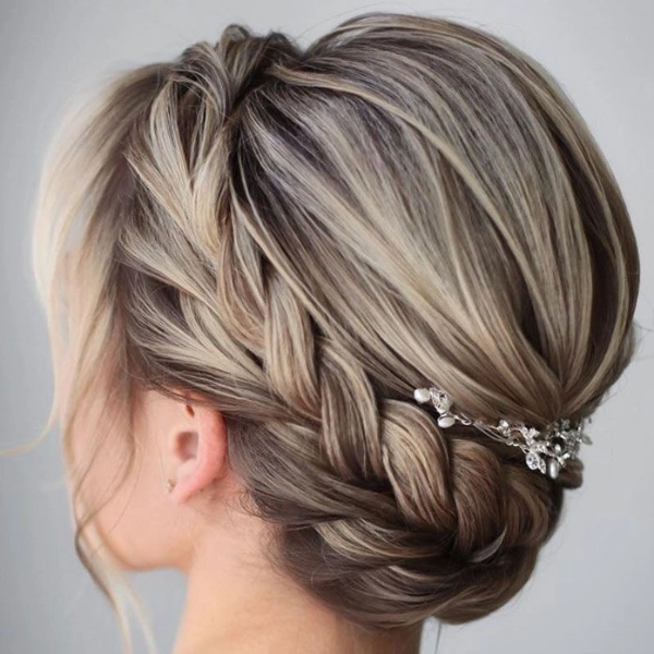 Braided updo