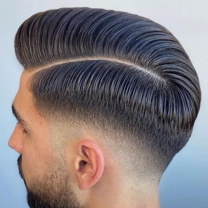 Comb over fade