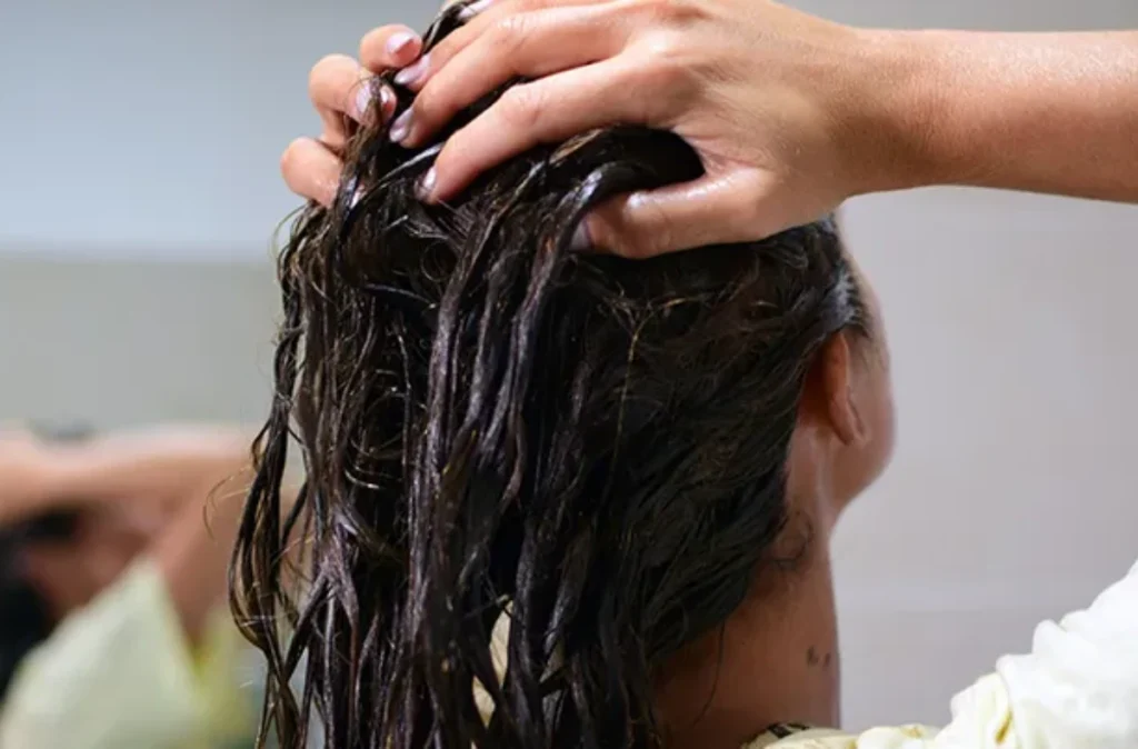 Use a deep conditioning treatment to fix damaged hair