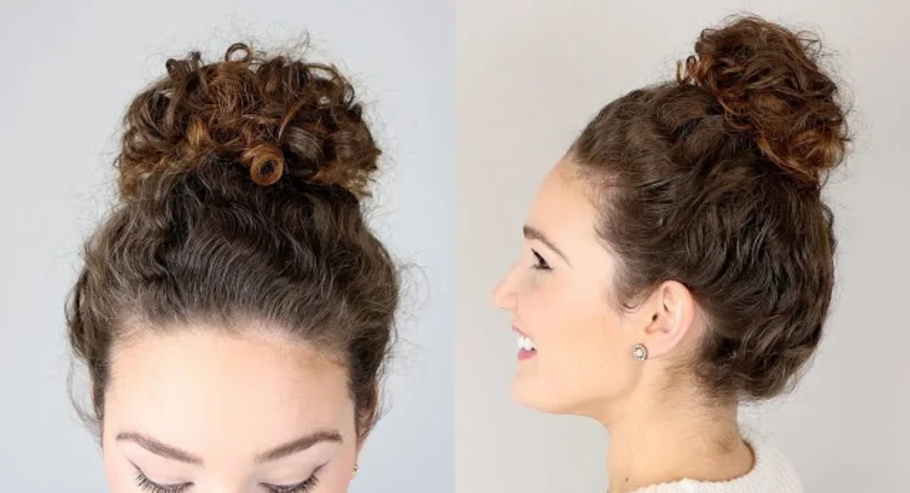 Curly bun