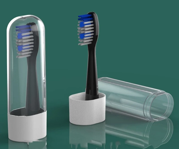 Electric toothbrush head holder for travel