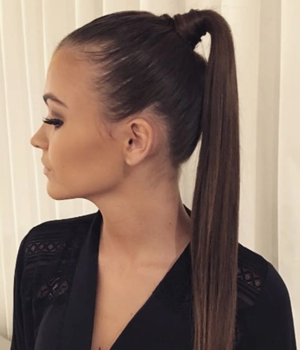 High pony | Formal hairstyle for long hair