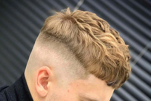 Messy French crop skin fade 