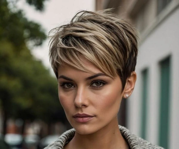 Pixie cut - Women's short hairstyle