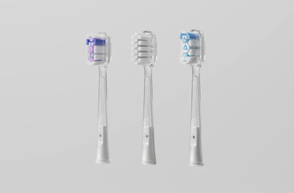 Differences between Laifen electric toothbrush heads