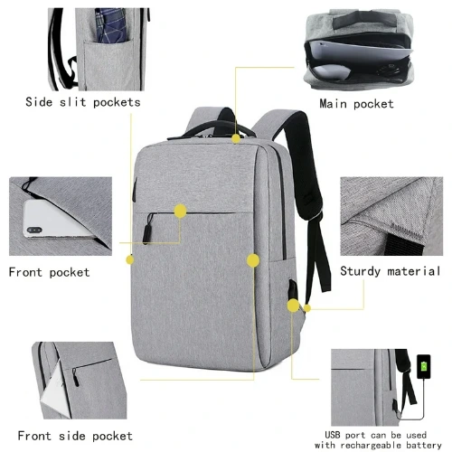 Stylish backpack with built-in USB charger | Back to School gifts for students