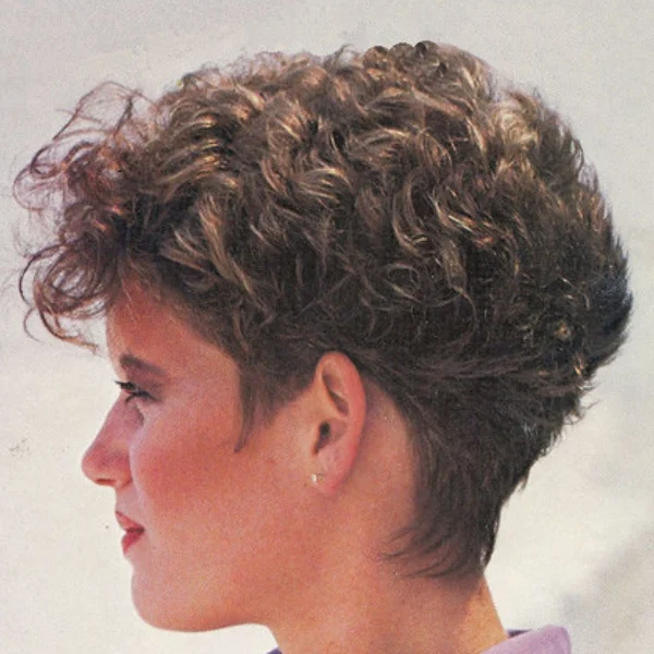 Wedge haircut 80s