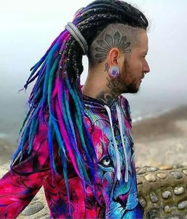 Colored dreads