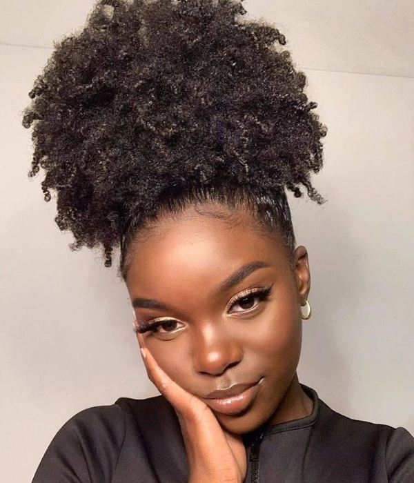 High puff - Cute hairstyles for black girls