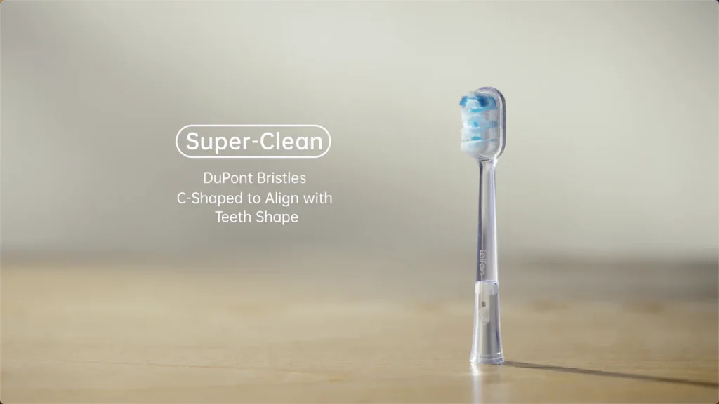 Super clean toothbrush head