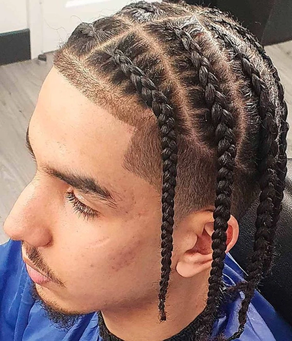 Pop smoke braids for men