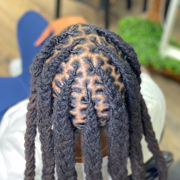 Pop smoke braids with dreads