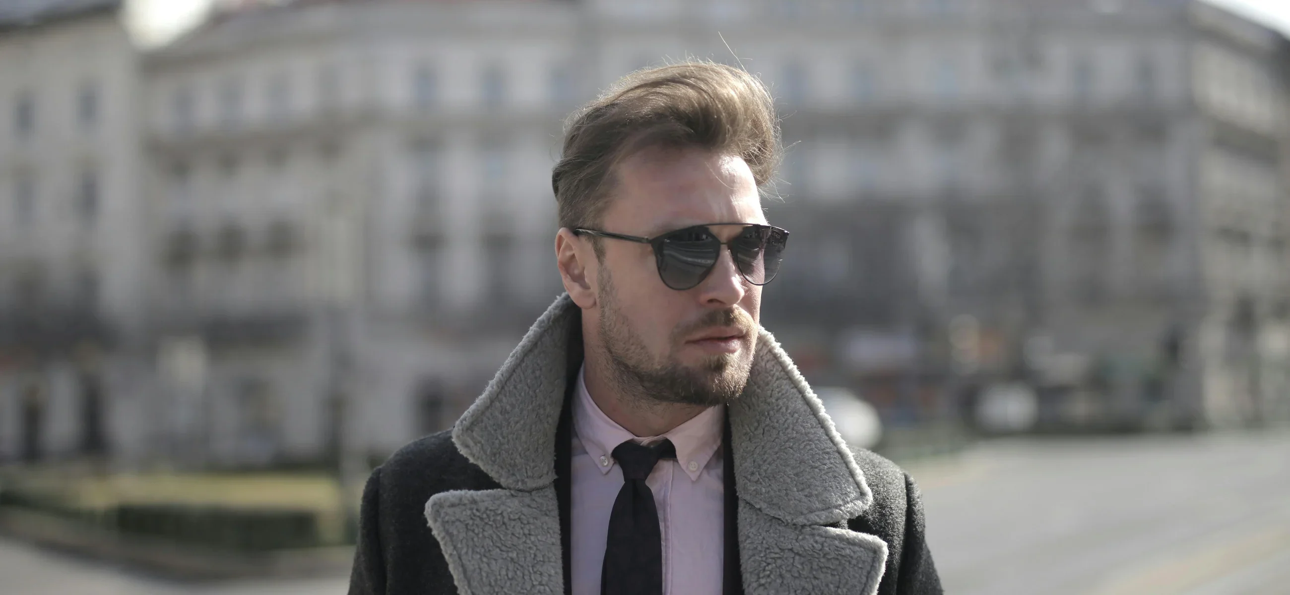 slicked-back hairstyles for men