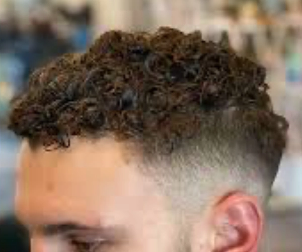 Textured curly crop