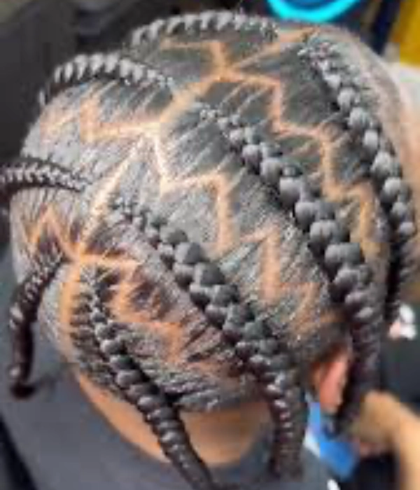 Zig zag pop smoke braids