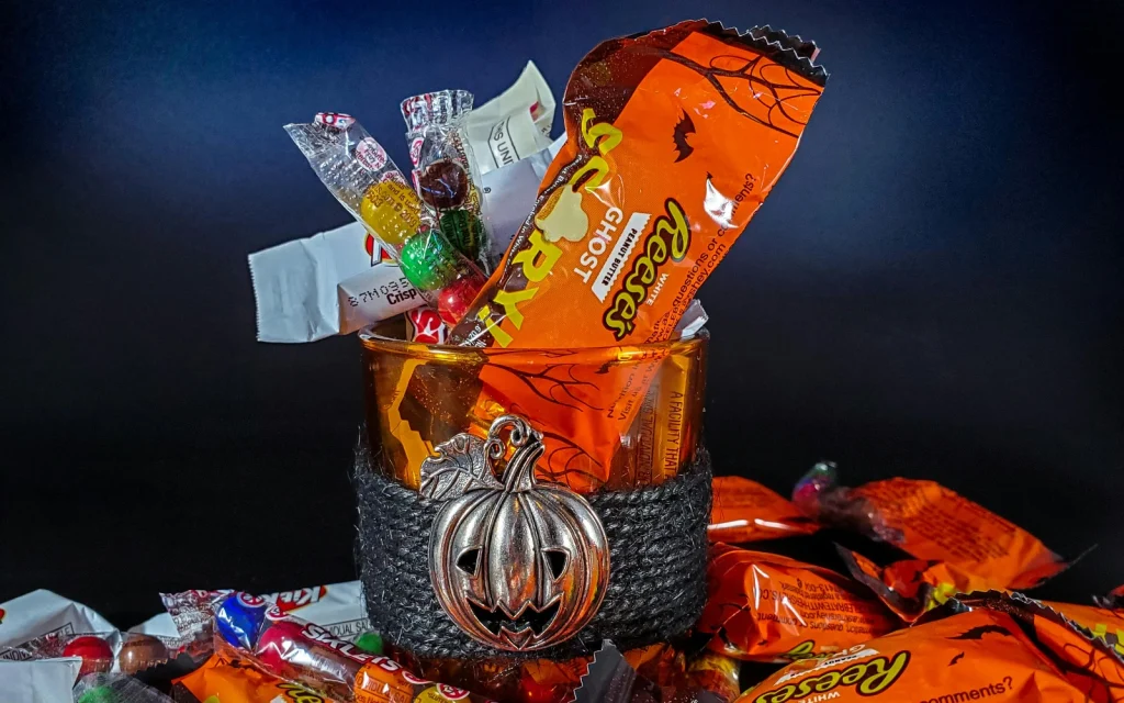 A Halloween gift basket 