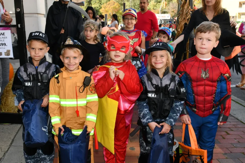 Baby Halloween costume parade