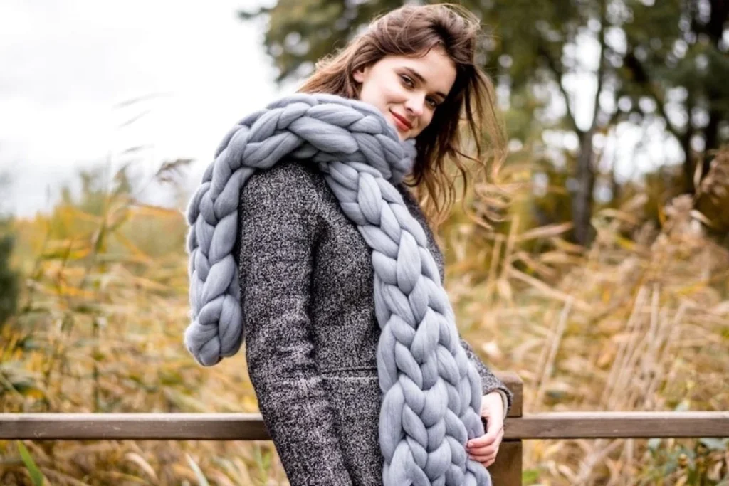 Great Christmas gifts for women: Chunky knit blanket