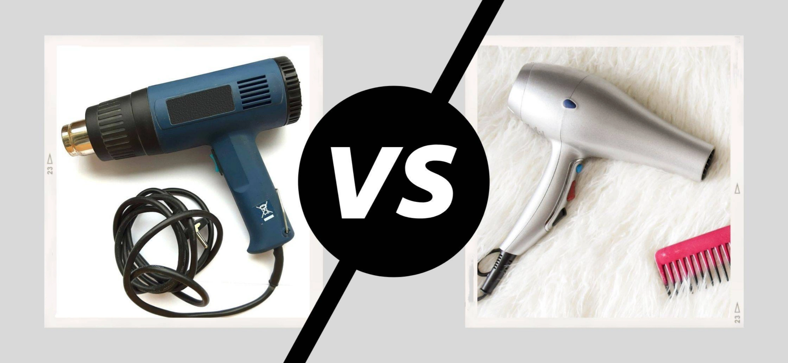 Does a heat gun get hotter than a hair dryer? Talking about heat dryers and heat guns