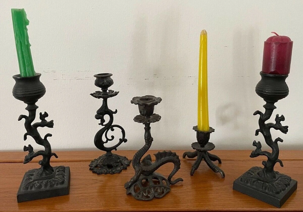 Gothic candle holders