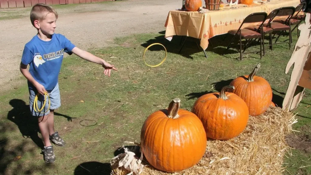 Pumpkin ring toss