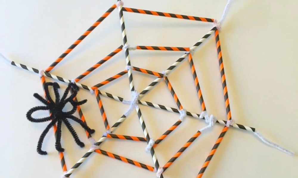 Spider web craft challenge