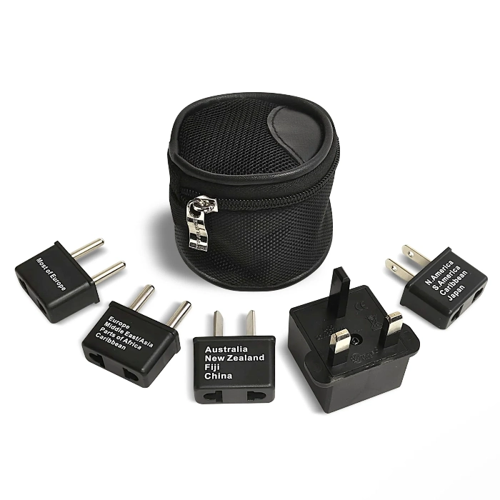 Ceptics adapter plug set for worldwide international travel