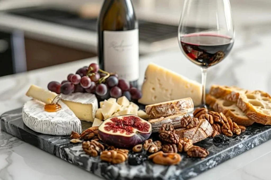 Curated wine & artisanal cheese pairing ensemble | Christmas gift ideas for couples