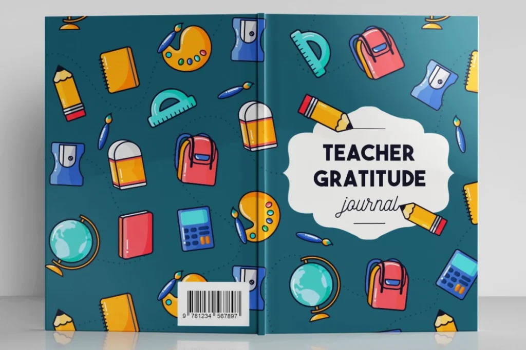 Customized gratitude journal for teachers