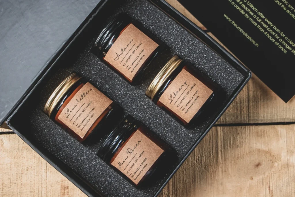 Luxury scented candle set