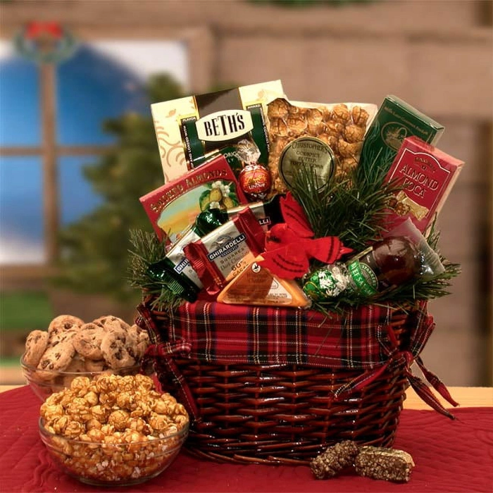 The cozy fireside basket